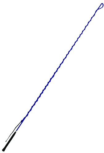 Umbria Equitazione Frusta da tondino 160 cm, Nero