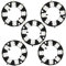 AZDelivery 5 x RGB LED Ring 8 bit WS2812 5050 RGB LED + integrierter Treiber RGB Lichtmodul | Kompatibel mit Arduino und Raspberry Pi