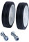 QOXEZY Lot de 2 roulettes industrielles, Accessoires pour compresseur d'air, roulettes industrielles, Absorption des Chocs, roulettes silencieuses antidérapantes pour compresseurs d'air Mobiles