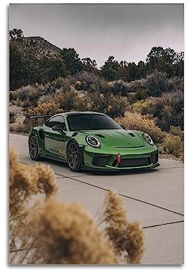 Sportauto-Poster für Porsche 911 GT3 992 Supercar-Poster, dekoratives Gemälde, Leinwand, Wandposter und Kunstbild, modernes Familien-Schlafzimmer, 30 x 45 cm