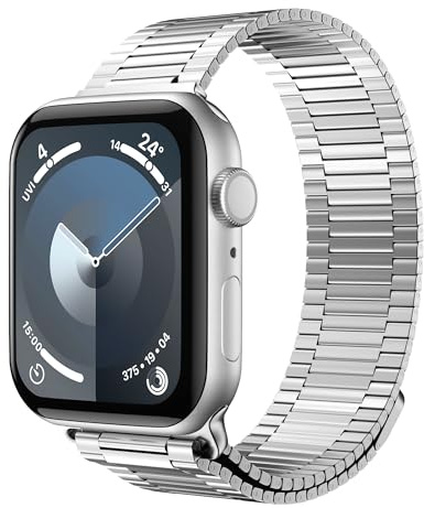 LULULOOK Milanese Armband für Apple Watch Ultra 2/1 Armband 49mm 46mm 45mm 44mm 42mm, Magnetisch 630 Edelstahl Metall Mesh Loop für iWatch Series 10 9 8 7 6 SE 5 4 3 2 1 Herren Damen