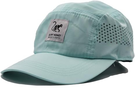 Surf Monkey Sportmütze für Damen und Herren, Einheitsgröße, schnelltrocknend, Aqua, One size
