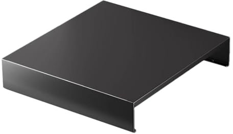 Generic 1 Stück Gasherd-Abdeckung – Metall-Herd-Abdeckung | Herdschutz-Ständer für Induktionsherde, platzsparendes Mehrzweck-Schneidebrett, Küchen-Organizer für Reiskocher (Black, 48.5L x 38.5B cm)