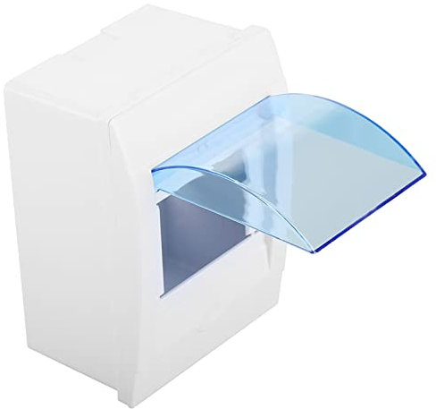 Boîte de Disjoncteur Miniature, Boîte de Prise Encastrée sur Rail Din, Boîte de Protection de Distribution pour Disjoncteur à 3-4 Voies, Montage Mural Intérieur