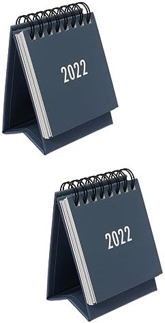 Lurrose 2 Stück 2021 2021 Kalender Mini Kalender 2020–2021 Tischstaffelei Tischkalender Mini Tischkalender 2020–2021 Mini 2021 Tischkalender Tragbare Staffelei Mini Staffeleiständer