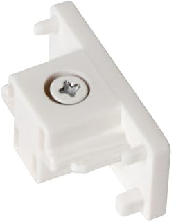 Lucide TRACK Endkappe - 1-Phasen Stromschiene/Schienensystem - 2er-Set - Weiß(Verlängerung)
