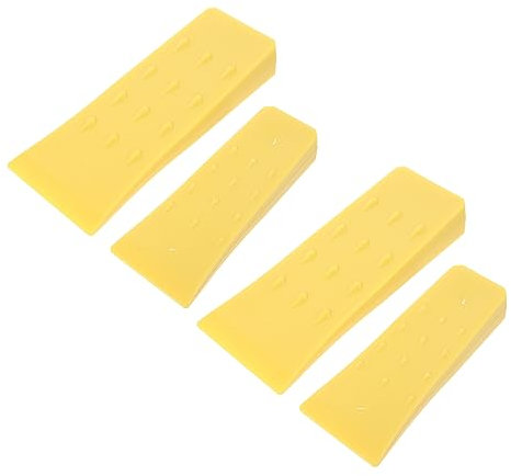 CIMAXIC 4stücke Fällkeile Zum Baumfällen Kunststoffkeile Mit Spikes Baumschneidekeile Zum Stabilisieren Forstkeile Als Protokollwerkzeuge Abscherkeile Für Kettensägen