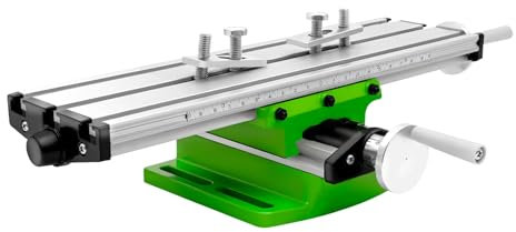 PUCMER Table en croix, fraisage réglable avec table de fraisage X Y, mini multifonction, haute précision, avec support d'échelle, pour support de forage d'établi et support de perceuse électrique