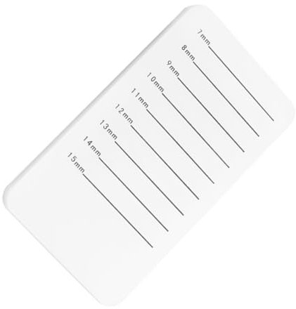 OATIPHO 1pezzi Vassoio Per Ciglia in Acrilico Resistente Supporto Per Extension Ciglia Con Scala Espositore Portatile Per Applicazione