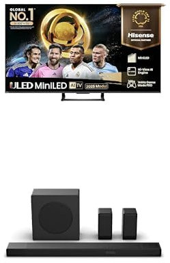 Hisense TV & Soundbar Bundle: 50U7QTUK ULED TV plus the AX5140Q 5.1.2 Channel Soundbar