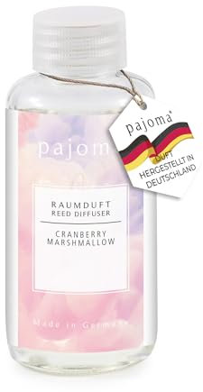 pajoma® Raumduft Nachfüllflasche 100 ml, Cranberry-Marshmallow | Nachfüller für Lufterfrischer | intensiver und hochwertiger Duft in Premium Qualität
