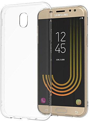 TECHGEAR Galaxy J5 2017 Case - [AirFlex] Slim & Light, Protective, Flexible Gel/TPU Cover with Soft Touch Keys Compatible with Samsung Galaxy J5 2017 (Super Clear)