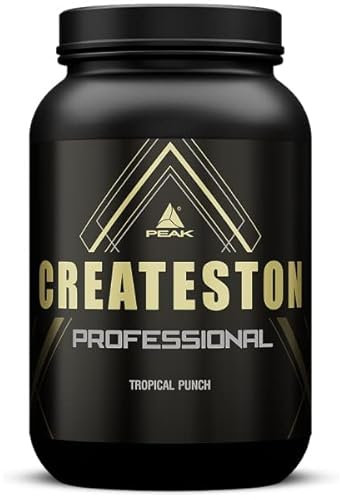 PEAK Createston Professional - 1575g Geschmack Tropical Punch I 15 Portionen I Post Workout I ALL In One I über 90 Wirkstoffe I mit Whey Protein, Kohlenhydraten & Creatin AKG für Muskelaufbau