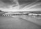 Runa Art Fototapeten 396 x 280 cm Strand Meer - Vlies Wanddekoration Wohnzimmer Schlafzimmer - Deutsche Manufaktur - Schwarz Weiss 9488012c