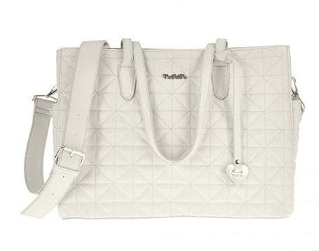 Borsa Nanan con Manici Mamma Pastello Bianco
