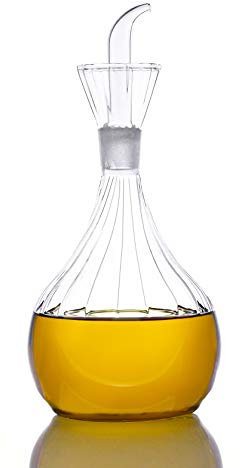 HAIZEEN 380ml Olivenöl- & Essigspender mit tropffreiem Ölausgießer Ölflaschen für Küche und Grill und Seifenspender für Badezimmer