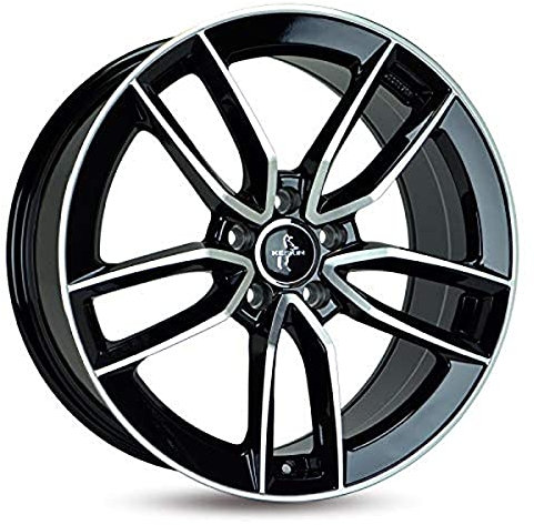 Keskin Tuning KT21 8JX18 5/112 ET45 66.6 BLACK FRONT POLISH Alufelge