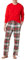 Amazon Essentials Herren Pyjama-Nachtwäsche-Set Aus Weichem Flanell (Erhältlich In Übergröße), Rot Tartan Plaid, XXL