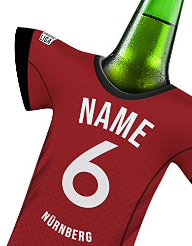 my fan shirt Trikot für NÜRNBERG-Fans | personalisierbarer stylischer Trikotkühler | Jeder Schluck EIN Genuss | Offizielles Fußball Trikot by MYFANSHIRT.com