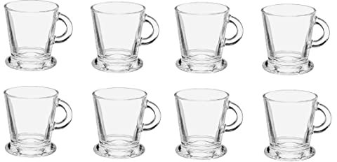 Lot De 8 Tasses Espresso - 8 Cl - Verre