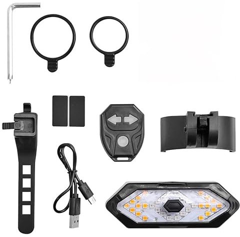 FIXIT-TECH Halterung und Blinker für Roller Xiaomi M365 Standard Essential 1S Pro 2 Scooter 3 Ninebot ES1 ES2 ES4 Richtungsanzeiger
