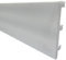 Decoration - Battiscopa Liscio in Polimeri Duri (Misure 200x8x1,4 cm) Zoccolo Facile da Installare su Muro e Pareti, Bordo Forte e Resistente all'Umidità