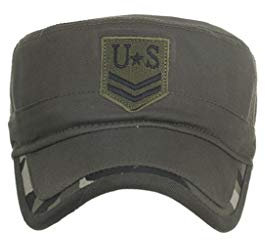 QIFLY Flat Cap Washed Cadet Vintage-Design-Baumwollmützen Top Mützen Hüte Dich Vorm Bösen Wolf