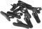 10 x Kopfhörerkabel, Kabel-Clip, Kabel-Halsband, Kunststoff, Nip-Klemme, Organisationshalter, Headset-Linie, tragbar, für MP3-Player, Handy-Kopfhörer mit Mikrofon für Kinder