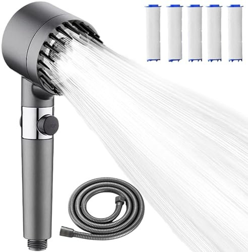 Ducha De Masaje Multifunción, Cabezal De Ducha De Alta Presión, Boquilla De Ducha De Alta Presión, Favorece El Crecimiento Del Cabello, Masajea El Cuero Cabelludo y Lo Limpia En Profundidad