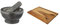 Kesper | Mörser mit Schlegel Starter- Set | Material: Granit/Akazienholz | robust & langlebig | ideal für Küche und Grillsaison