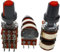 SFJSFIMQ Potentiometer 3PCS WH148 25MM 100K C100KX2 Stereo Lautstärke Potentiometer Audio 4 Kanäle Lautstärke Potentiometer DIP12 RK163