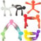 JRD&BS WINL Mini Magnetische Figuren Spielzeug für Kinder Spielzeugmagnete Spiel Kühlschrank Magnete Männchen Reisespielzeug für Kinder 10 Pcs Gummi Magnet Spielzeug für 3-12 Jahre alt (Transparent)
