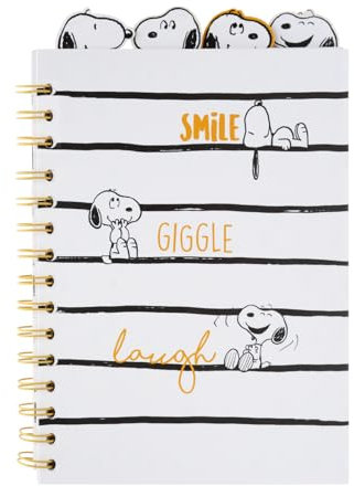 Grupo Erik Notizbuch A5 Peanuts Snoopy Soft Cover Notizblock A5 Notizbuch A5 Tagebuch für Erwachsene und Kinder - Offizieller Snoopy Fanartikel