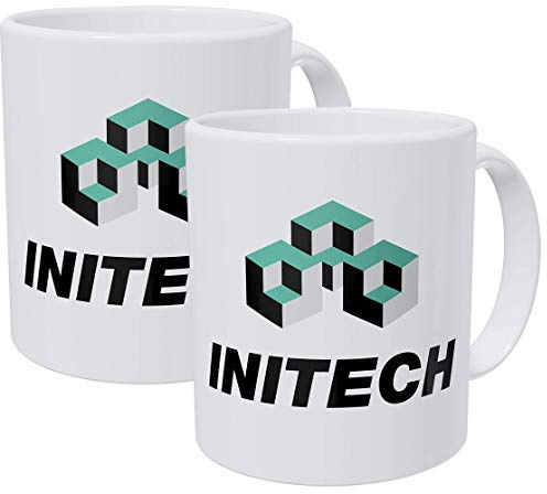 YIVXA Home Mug 11 OzPack of 2 Initech The Offices Funny White Coffee Mug
