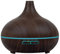 Ambiano Aroma Diffuser 300ml - Ultraschall-Luftbefeuchter mit 14 Farben LED-Licht & Timer, Aromatherapie, Duftlampe für ätherische Öle (Dunkel)