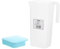 Zerodeko Large Capacity Water Pitcher Cold Water Kettle for Home & Office Desktop Beverage Pitcher for Tea Juice & Refreshing Drinks