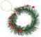 1 Satz Weihnachtskranz Für Die Haustür Weihnachtsdekoration Dekorationen Grüne Ornamente Girlanden Bänder Beeren Weihnachtsschmuck Süßigkeiten Weihnachtsgirlande 3 Stück MAGICLULU