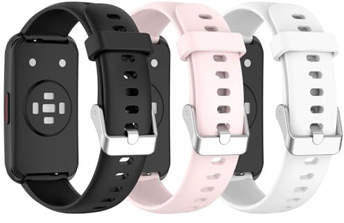 RuenTech Uhrenarmband Ersatzarmband für Shang Wing L2 Smart Watch Armband, Ersatz-Silikon-Armband Sportarmband für ShangWing L2 Zubehör (3er Pack C)