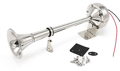 Electric Air Horn Single Trompetenhörner für Autos Lastwagen und Boote Fahrzeuge Schiff 24 V mit Rostfreiem Stahlvereinbarungsunterstützung