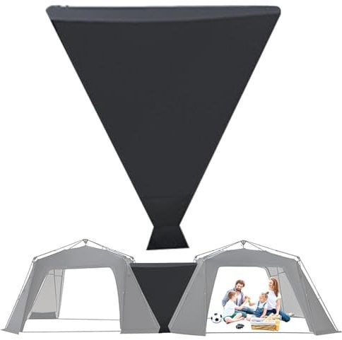 XIAOXIAOYU Handelsdacher, Outdoor -Baldachinzelt - Hub Zelt Sonnenschatten wasserdichtes Camping -Baldachin,Large Space Sun Shelter Werbedichtungen für Picknick -Terrasse Grill, Familienausflüge