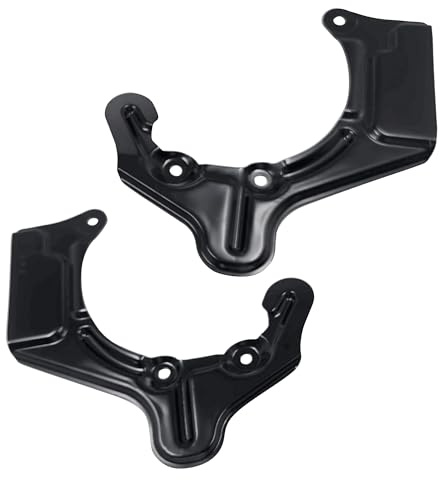 Hajus 6151159 2x Spritzblech Ankerblech Bremsscheibe 6N0615311A 6N0615312A Vorne kompatibel mit Seat Arosa 6H VW Lupo Polo