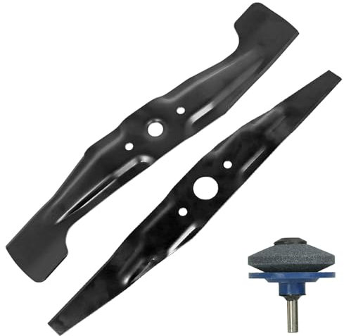 Spares2go Set di lame di taglio inferiore e superiore per tosaerba Honda HRX537C 53,3 cm + affilatore