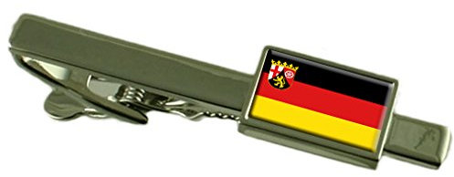 Select Gifts Rheinland-pfalz Staat und Zivilgesellschaft Krawattenklammer Bar mit eingravierten persönlichen Nachricht,
