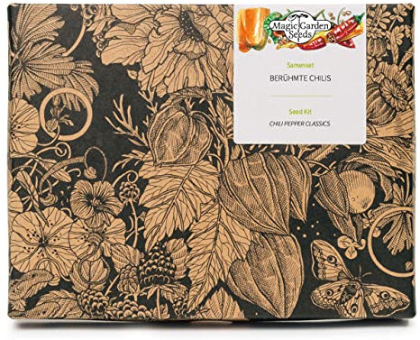 Peperoncini famosi - set regalo di semi con 6 varietà classiche piccanti