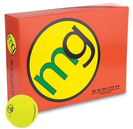 MG Senior Golf Balls for Maximum Distance & Enjoyment (1 Dozen)