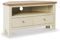 RoselandFurniture Farrow Cream Corner TV Stand Unit 90 cm Painted Solid Wood Light Oak Top Television Cabinet Suitable for TVs up to 40 inches for Living Room or Bedroom | Fully Assembled
