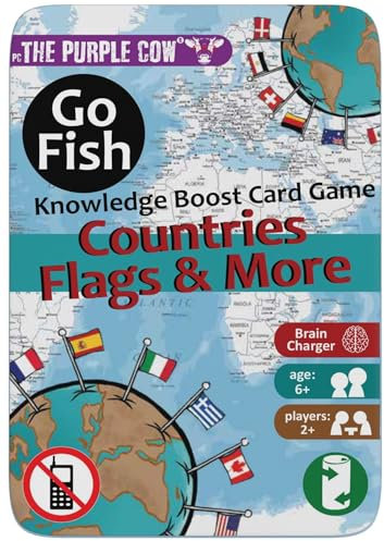 The Purple Cow Go Fish - Countries, Flags & More