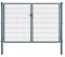 Arvotec Doppeltor/Doppelflügeltor, anthrazit, 200x50, BxH:2x1500x1600mm - komplett aufstellfertig mit Pfosten & Befestigungsmaterial - mit passenden Anschlussstücken für Stabmattenzaun