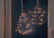 LED Fenstersilhouette Fensterbild beleuchtet Leuchtbild Weihnachten Deko Engel (Beide)