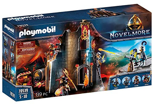 PLAYMOBIL Novelmore 70539 Burnham Raiders Feuerruine, für Kinder von 4-10 Jahren